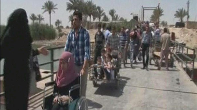 ألفا نازح من الأنبار دخلوا بغداد بعد أيام من الانتظار