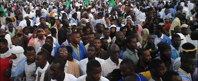 مشارکة کبيرة بمسيرة حقوق المسترقين سابقاً في موريتانيا