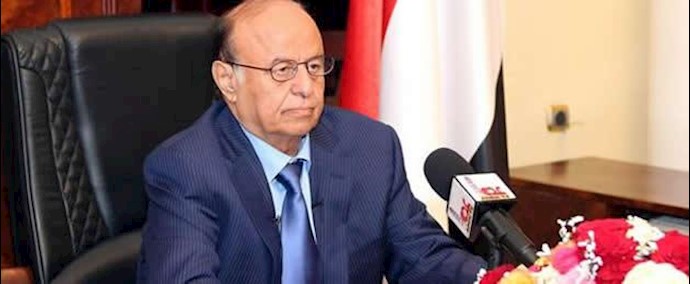 الرئيس اليمني يزور مرکز عمليات القوات الجوية