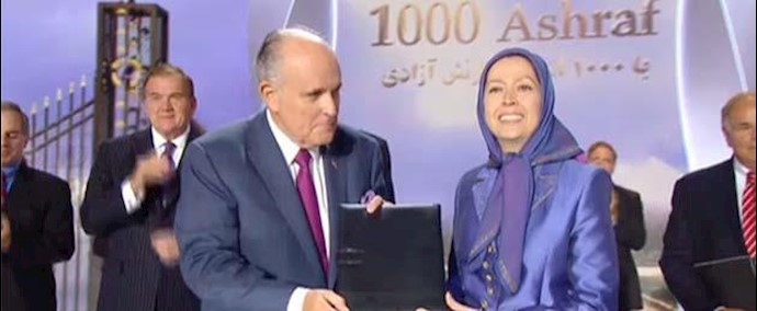 رسالة 38 من الشخصيات الامريکية المقدمة إلی الرئيسية مريم رجوي