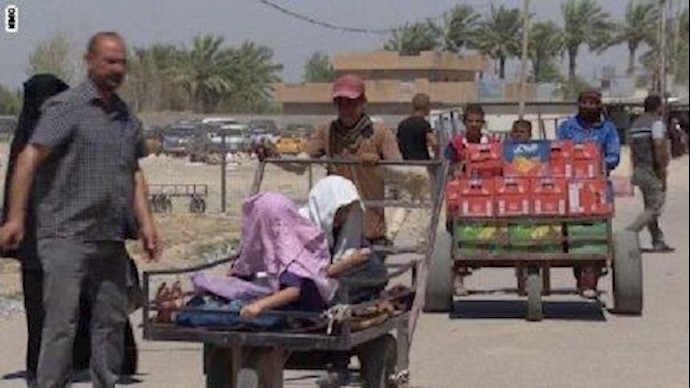 "بزيبز".. جسر الأحزان الذي يحکي معاناة آلاف النازحين العراقيين