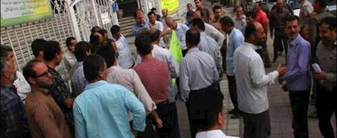 إيران.. تجمعات احتجاجية في کل من مدن رشت ومشهد وياسوج و في مصفی «بيد بلند» للغاز
