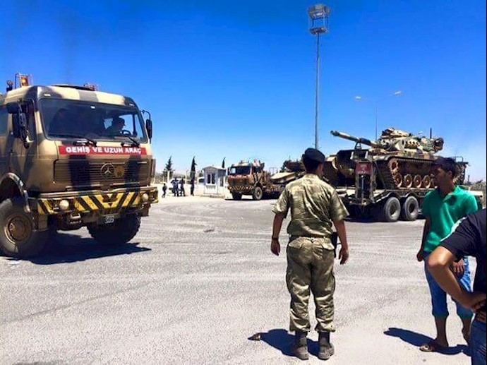 ترکيا تحشد علی حدود سوريا وأوغلو يقول "لن ننجر لمغامرة"