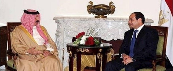 السيسي لـ«ملک البحرين»: أمن الخليج خط أحمر ونرفض التدخل في شئونکم الداخلية