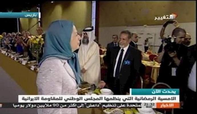 أمسية رمضانية بحضور الرئيسة مريم رجوي في باريس- 3 تموز/يوليو 2015