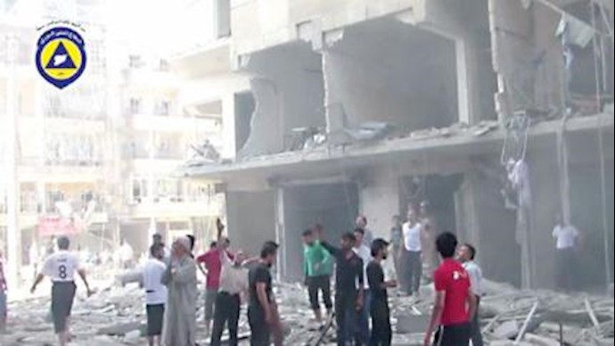عشرات القتلی بـ «براميل» علی سوق شعبية في ريف حلب