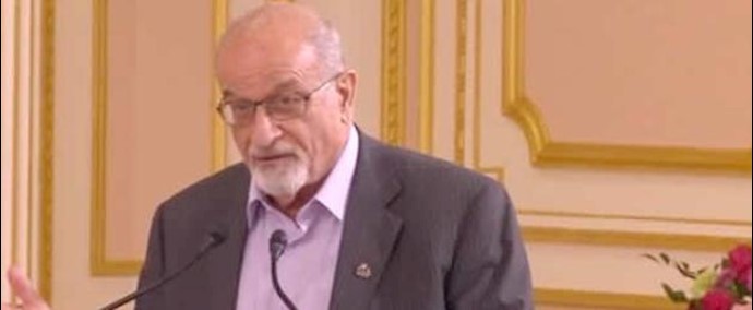 کلمة هيثم المالح من زعماء الثورة السورية في التجمع الکبير لممثلي الدول العربية والإسلامية