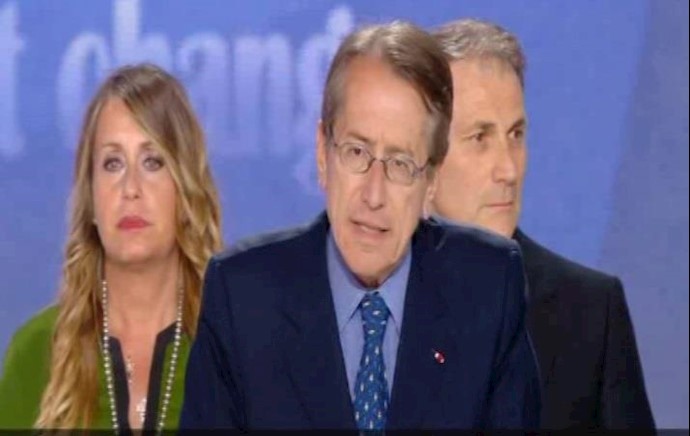 کلمة جوليو ماريا ترتزي وزير الخارجية الإيطالي الأسبق في مؤتمر للمقاومة الإيرانية في باريس
