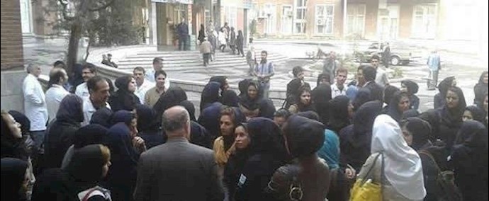 إيران.. ممرضو مدينة تبريز يضربون عن أعمالهم بشکل واسع النطاق