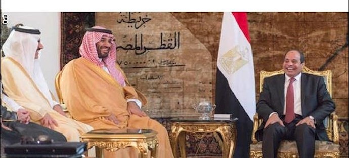 سعودي مصري علی "تعاون بين جناحي الأمة" في 6 مجالات بينها العسکري وترسيم الحدود