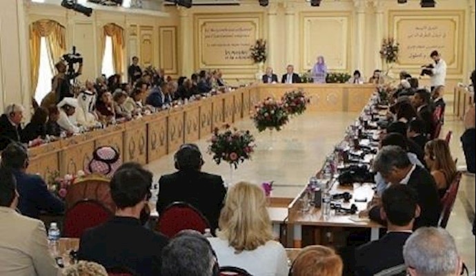 مريم رجوي في مؤتمر الشرق الأوسط في نيران التطرف الديني: الحل يکمن في بتر أذرع نظام الملالي في الاقليم بأسره وإسقاطه في إيران