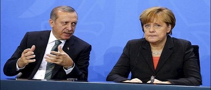 أردوغان وميرکل يبحثان اللاجئين و"الکردستاني"
