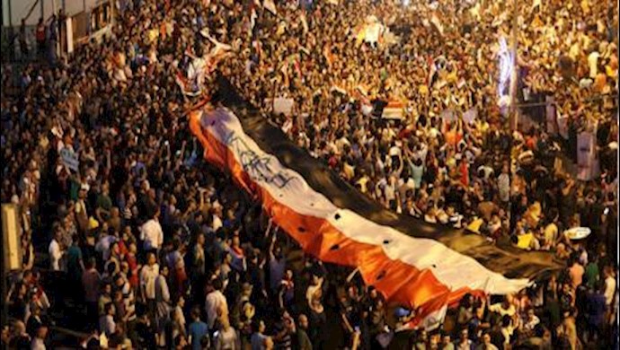 تظاهرات في بغداد أمام مبنی القضاء الاعلی للمطالبة بإقالة المحمود