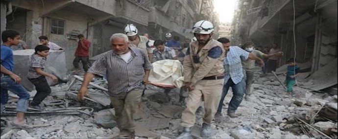 عشرات القتلی بقصف جوي للنظام السوري علی حلب