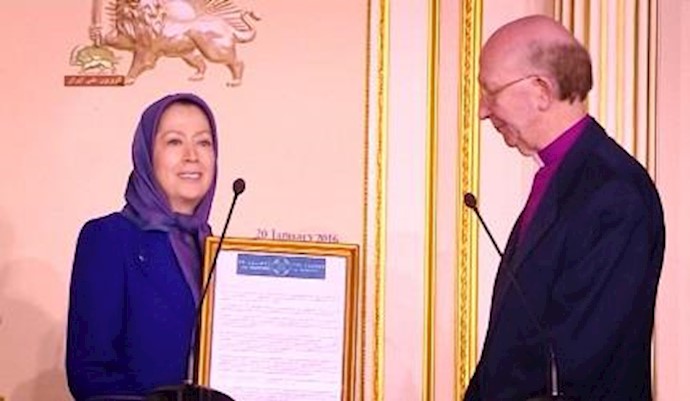 کلمة مريم رجوي في لقاء قادة الکنيسة البريطانية البارزين - باريس 20 يناير 2016