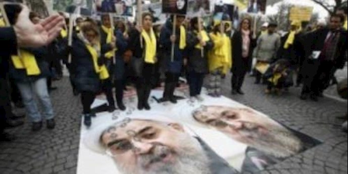 اليوم: باريس تستقبل الرئيس الإيراني بالاحتجاجات ومتظاهرون ينددون بدعم طهران الإرهاب
