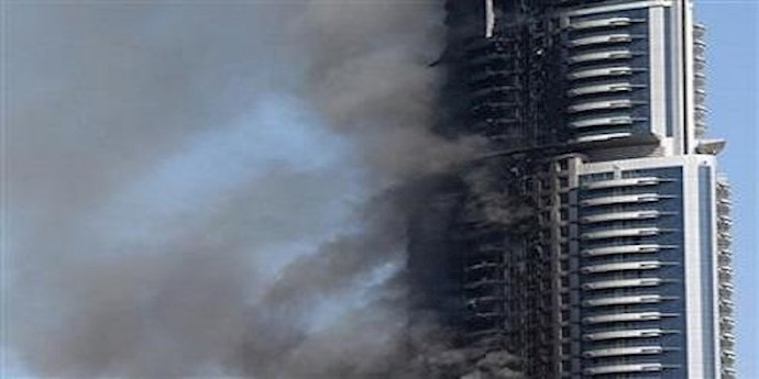 سلطات دبي تحقق في حريق فندق "العنوان داون تاون"
