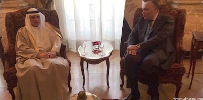 وزير الخارجية يبحث مع نظيره المصري تطورات الأوضاع الإقليمية