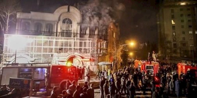 معهد أميرکي: طهران هيأت الظروف لمهاجمة السفارة السعودية