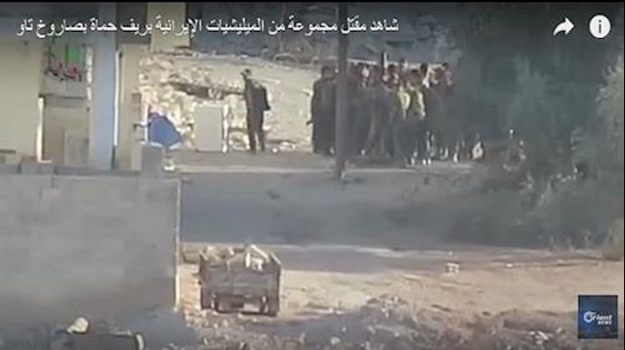 شاهد.. صاروخ تاو يقتل مجموعة من ميليشيات إيران بريف حماة