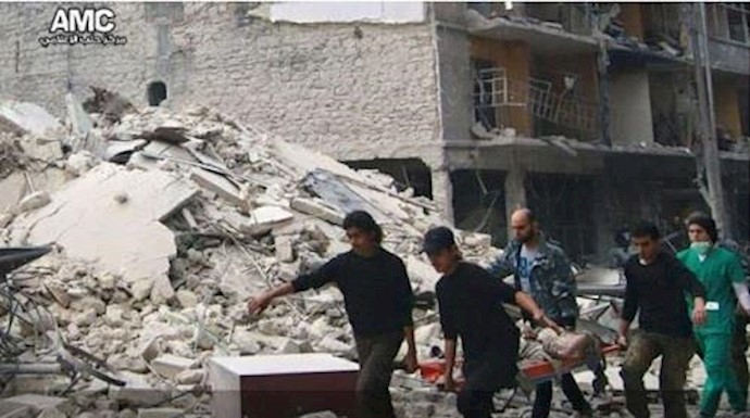 حلب تودع 87 شهيداً بالقصف الروسي علی أحيائها+فيديو