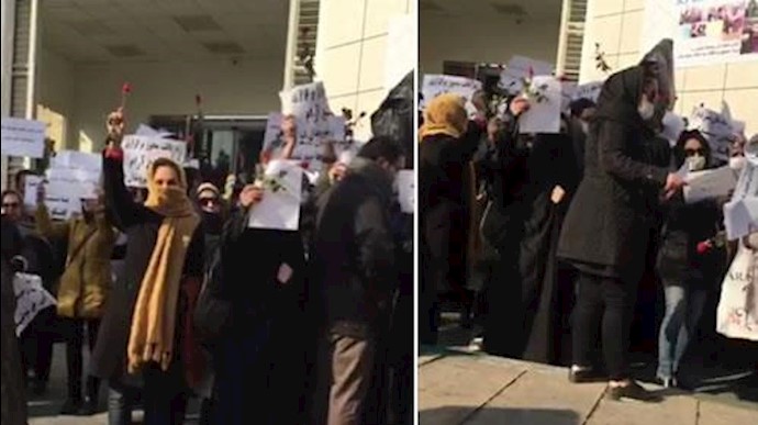 ايران.. تجمع مقابل وزارة الداخلية للاحتجاج علی استمرار اعتقال محمد علي طاهري+ فيديو