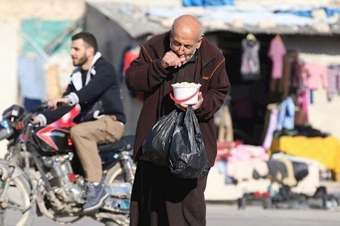 حلب.. الحصص الغذائية علی وشک النفاد