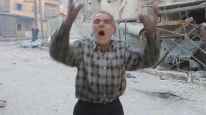 شاهد.. النداءات الأخيرة للمحاصرين بحلب :"لن يبقی لنا شيئًا"