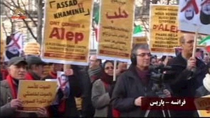 خوف النظام من دعم المقاومة الإيرانية لأهالي مدينة حلب