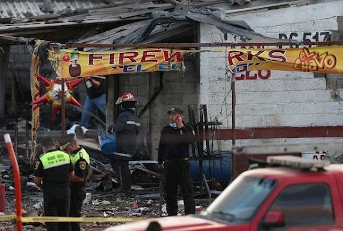 26 قتيلاً في انفجار سوق للألعاب النارية بالمکسيک