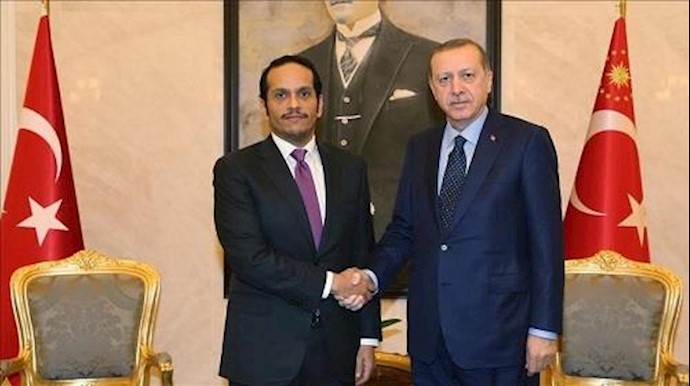 أردوغان يعقد جلسات مباحثات مع وزير الخارجية القطري