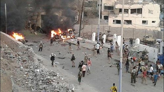 65 قتيلاً وجريحاً في انفجار بمعسکر جنود شمالي عدن