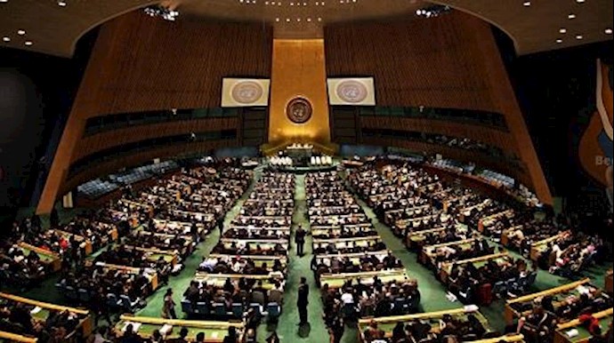 الجمعية العامة للأمم المتحدة تصدر القرار الثالث والستين لإدانة انتهاکات حقوق الإنسان في إيران