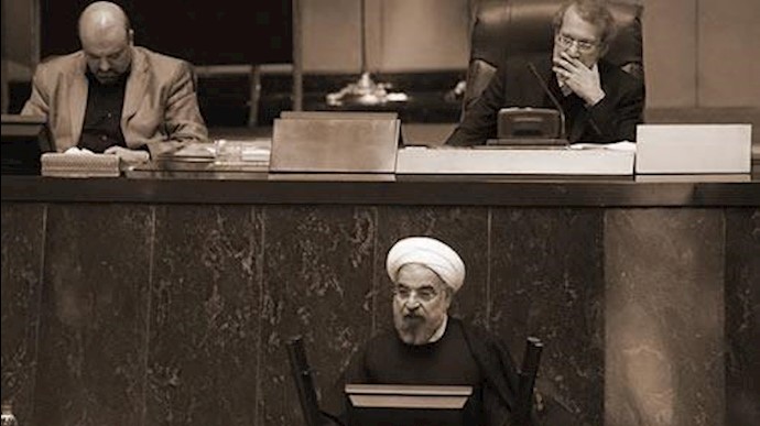 ايران.. توتر في البرلمان اثناء حضور الملا روحاني