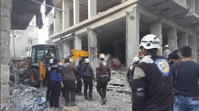 يوم دام.. 73 شهيداً في قصف روسي علی إدلب