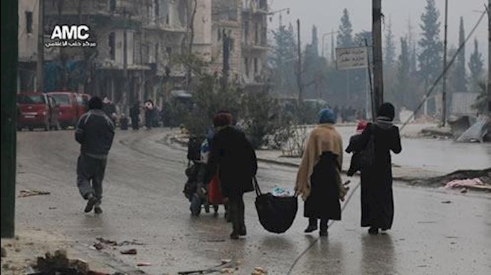 وزير الخارجية الترکي: 12 ألف مدني في الإجمال خرجوا من حلب