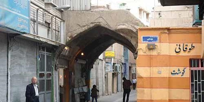 طهران .. إضراب أصحاب المحال في سوق وشارع ”شابور”