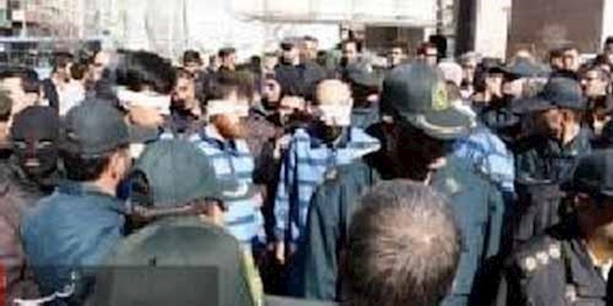 احتقار 4 شباب بالطواف بهم في شوارع تبريز