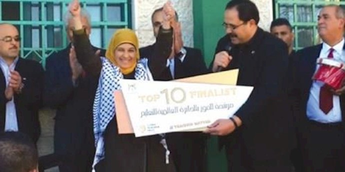 معلمة فلسطينية بين العشرة الأوائل في العالم
