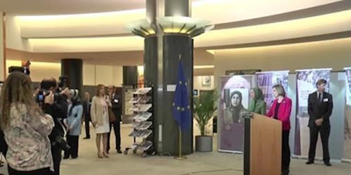 مؤتمر «المرأة ضد التطرف» لمناسبة اليوم العالمي للمرأة في البرلمان الأروبي بحضور رئيسة الجمهورية المنتخبة للمقاومة الإيرانية