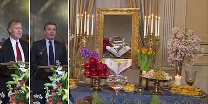 حفلة بمناسبة عيد نوروز في البرلمان البريطاني بحضور نواب من جميع الأحزاب من کلا المجلسين، الحقوقيين البارزين والمدافعين عن حقوق الإنسان
