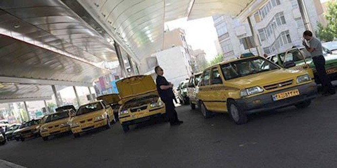 طهران- إضراب أصحاب المهن و سيارات الأجرة