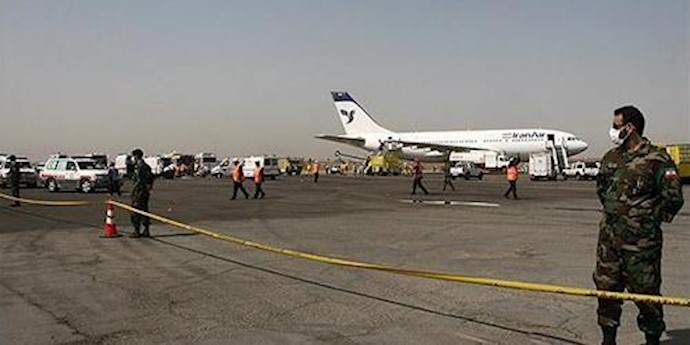 طهران – إحتجاج و إشتباک علی حالات تأخير تطول نصف ساعة إلی 3 ساعات في الرحلات الجوية في مطار مهرأباد
