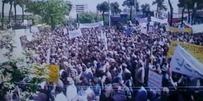 نضال العمال في عام 1394 الايراني الماضي