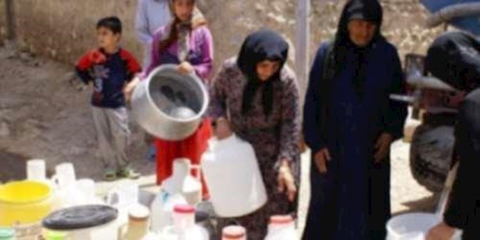 أزمة المياه في قری شاهرود