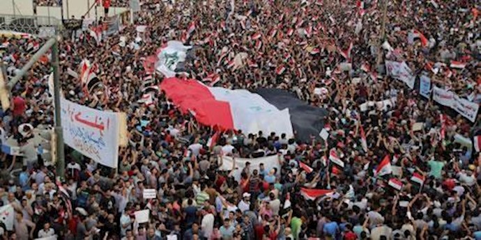 مظاهرات في بغداد ومدن عراقية اخری ضد الفاسدين وضد تدخلات النظام الايراني