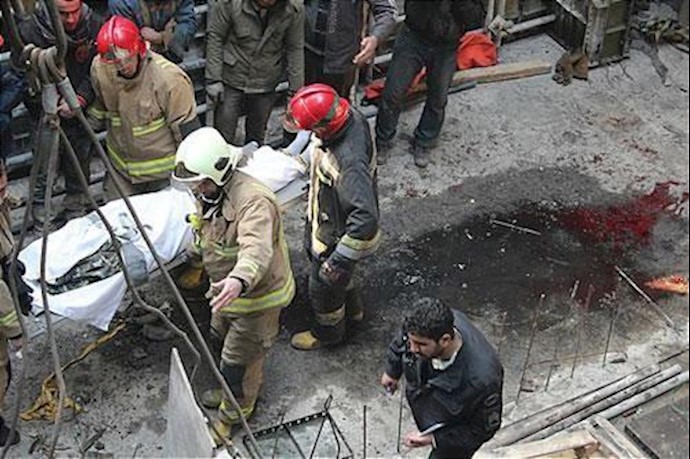 موت العمال الصامت خلال أحداث حين الإشتغال، جزء من جوهر نظام الملالي الحاکم في إيران +صور