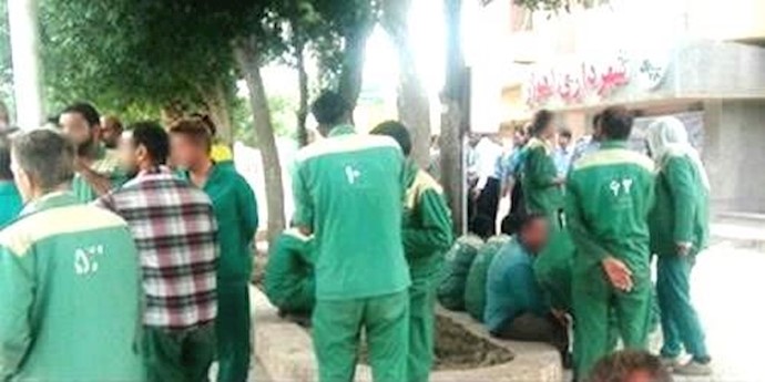 إيران .. تجمع احتجاجي لعمال البلدية في أهواز