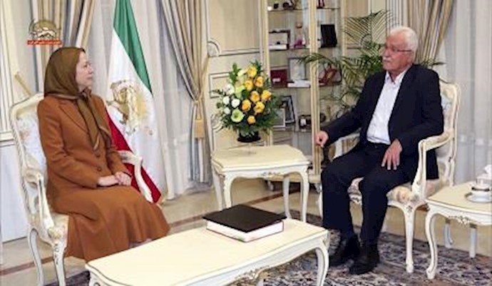 مريم رجوي تستقبل جورج صبرة نائب رئيس الهيئة العليا للمفاوضات السورية – 12 مايو 2016