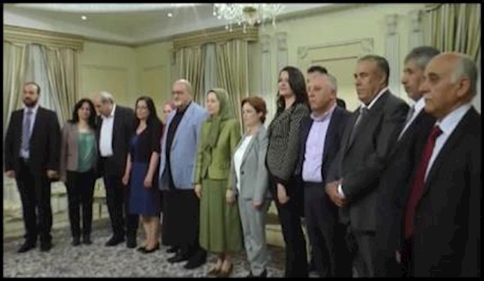 لقاء مريم رجوي بوفد رفيع المستوی للمقاومة السورية - 11 يونيو 2016